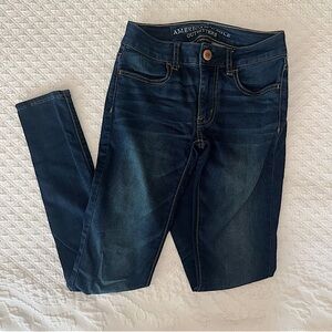 Blue American Eagle Jeggings👀